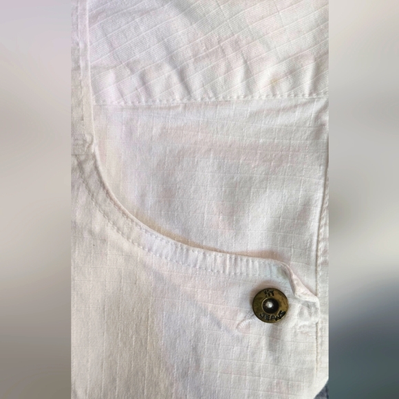 !it Jeans Women's/JR's Cropped White Stretch Capri Jeans Sz7 - Picture 11 of 11